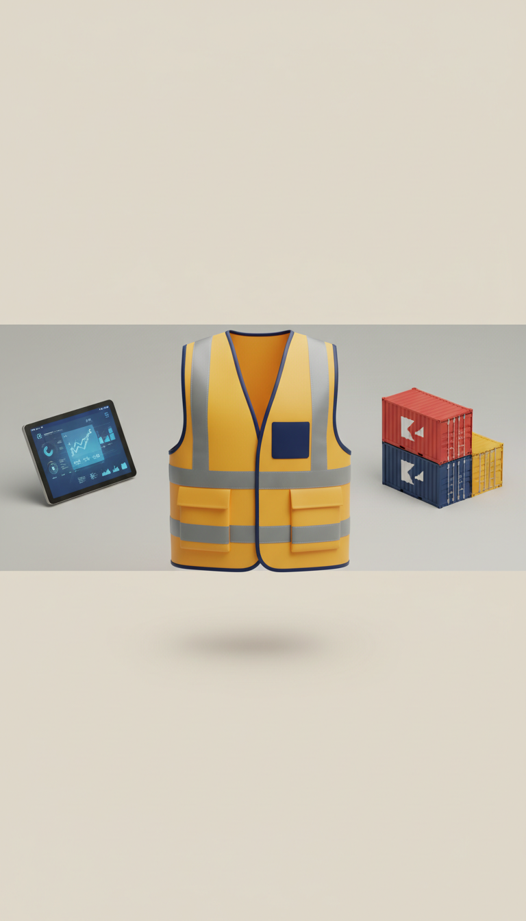 High-Visibility Safety Vest with Logo